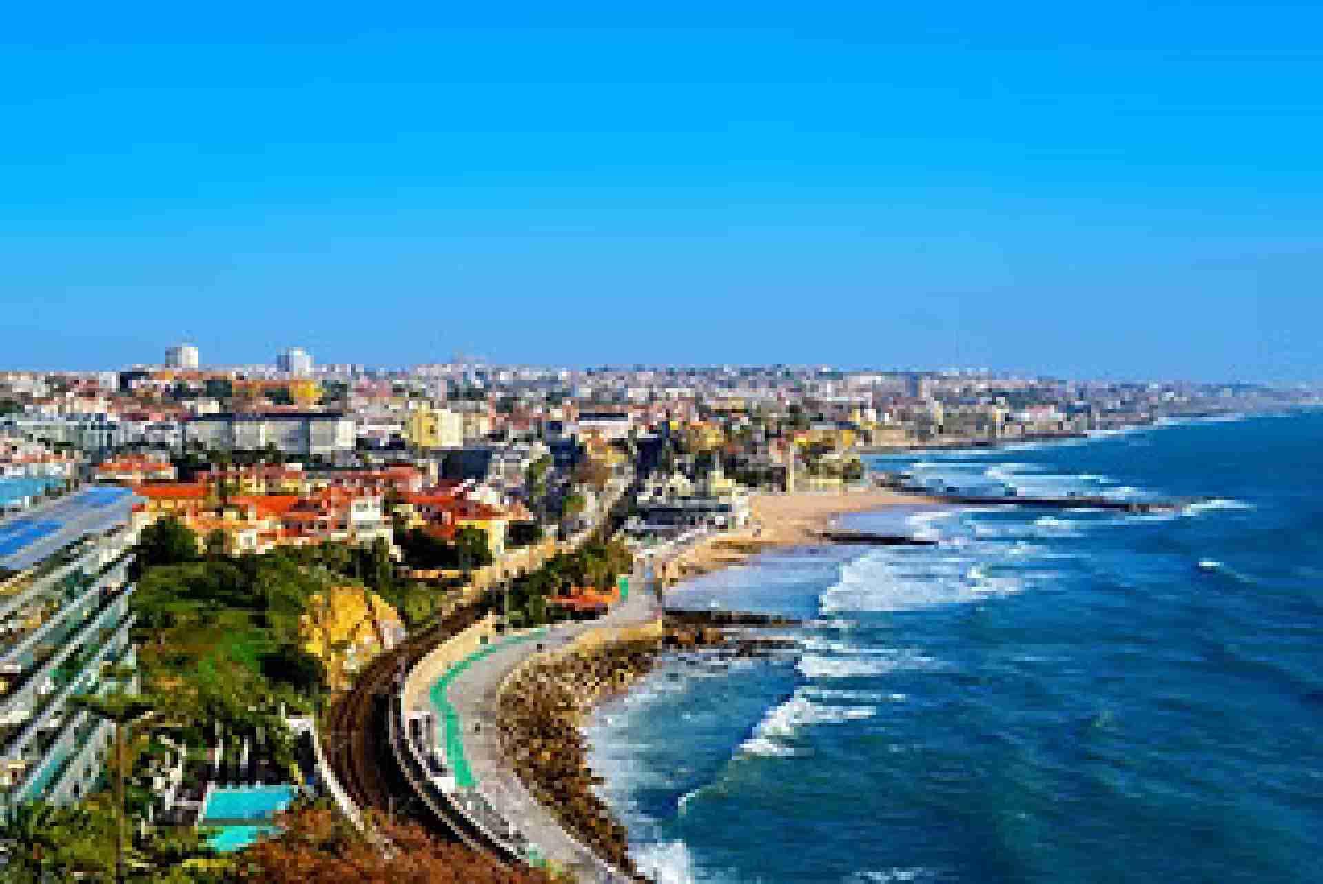The Atlantic coast west of Lisbon