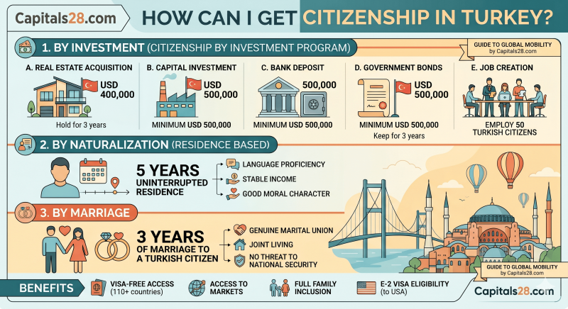 How Can I Get Citizenship in Turkey?