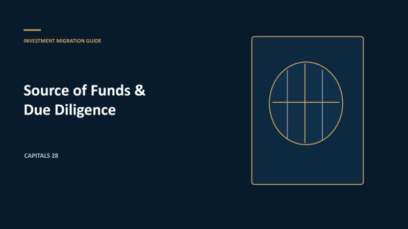 Source of Funds and Due Diligence for Investment Migration Applications